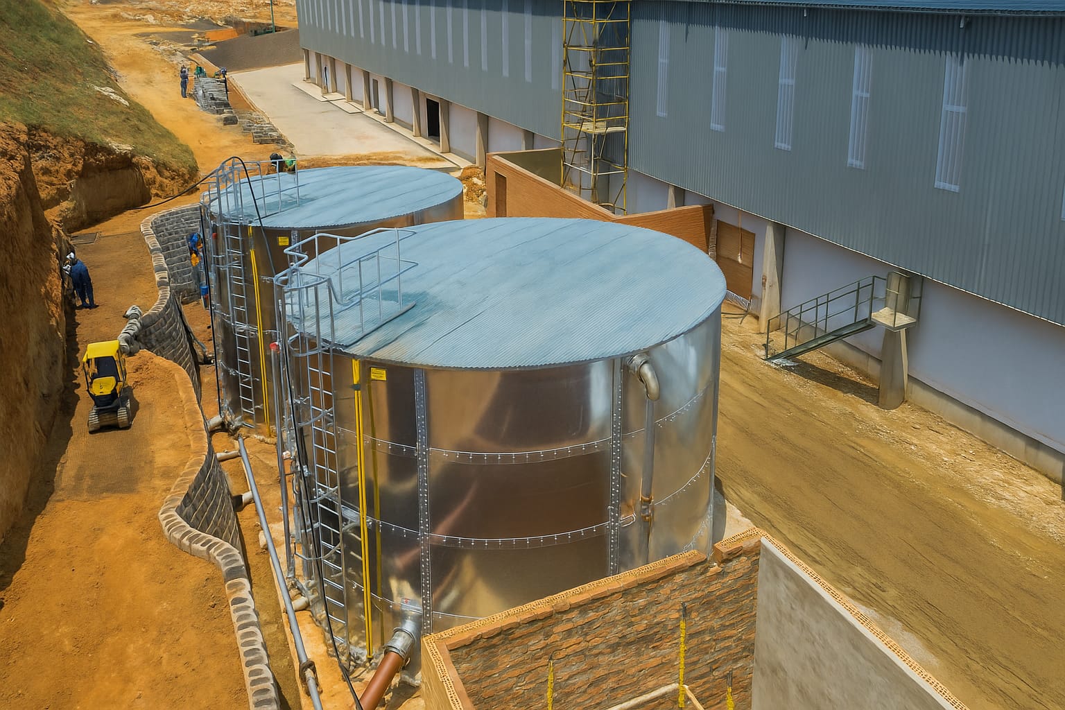 Steel water tanks installed across the Eastern Cape