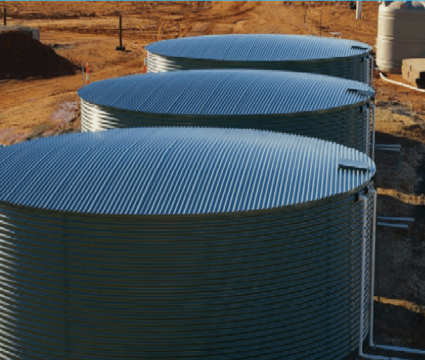 Eastern Cape Water Solutions Corrugated ROUND STEEL WATERTANK Eastern Cape Water Solutions Corrugated ROUND STEEL WATERTANK